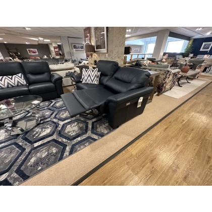 Eliza 3 Seater and Armchair in Power Recliner Plus 2 Seater Fixed Sofa in Leather Eliza 3 Seater and Armchair in Power Recliner Plus 2 Seater Fixed Sofa in Leather