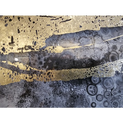 Cyclone 1 Framed Glass Art