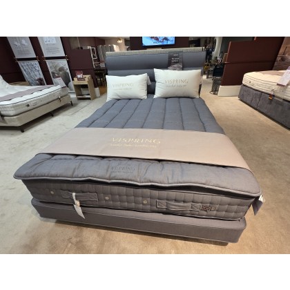 VI SPRING ELITE (MED/FIRM TENSION) DIVAN SET WITH SHALLOW BASE,TRITON HEADBOARD AND HEAVEN TOPPER