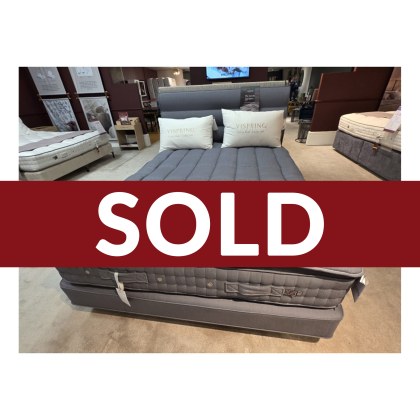 VI SPRING ELITE (MED/FIRM TENSION) DIVAN SET WITH SHALLOW BASE,TRITON HEADBOARD AND HEAVEN TOPPER