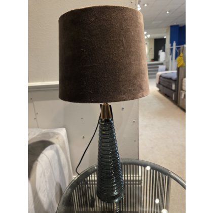 NAIA TEAL GLASS TABLE LAMP