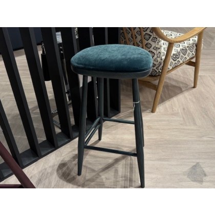 Ercol heritage counter stool Dk Green