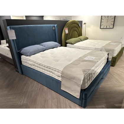 Halstead 5ft Bedframe with Storage drawer in Atlantic Blue