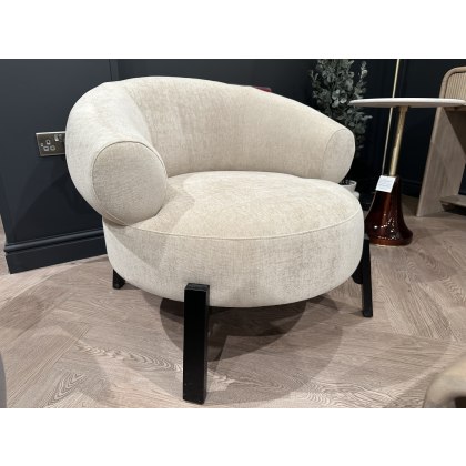 Ardo Armchair in Cream Fabric