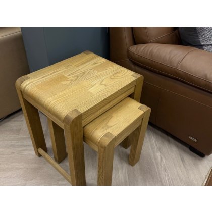 Nordic Nest of Solid Oak Tables