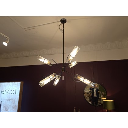 6LT CHANDELIER TEXTURED BRUSHED BRONZE