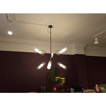 6LT CHANDELIER TEXTURED BRUSHED BRONZE