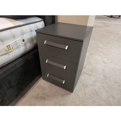 RAUCH TARABO 3 DRAWER BEDSIDE TABLE