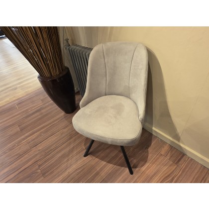EEFJE DINING CHAIR LIGHT GREY