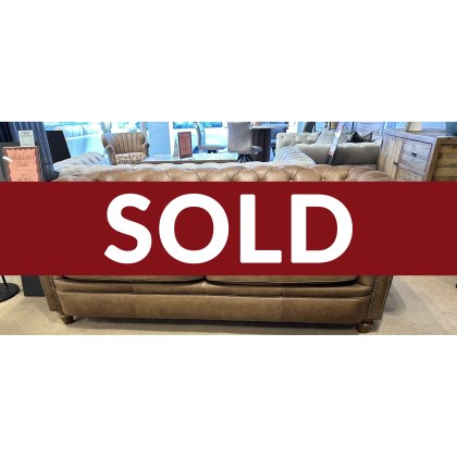 Alexander James Velmont Junior Large Sofa in Leather B Grade