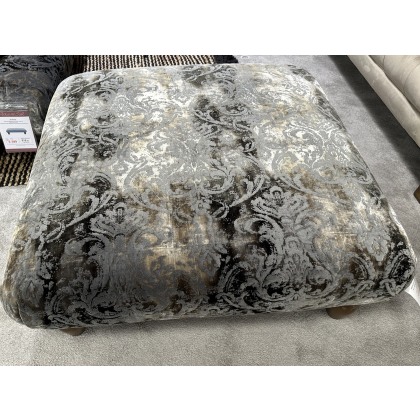 Alexander James Artisan Footstool in D Grade Fabric -W 90 D90 H33cm Alexander James Artisan Footstool in D Grade Fabric -W 90 D90 H33cm