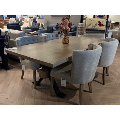 Davos 2.0M Farmhouse Table and 4 Davod Cuddler Chairs Davos 2.0M Farmhouse Table and 4 Davod Cuddler Chairs