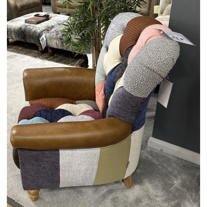 Vintage Sofa Company Gotham Wing Chair in Patchwork