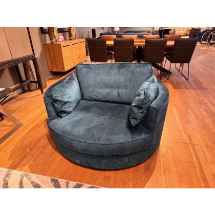BERMUDA SWIVEL CHAIR IN VELVET