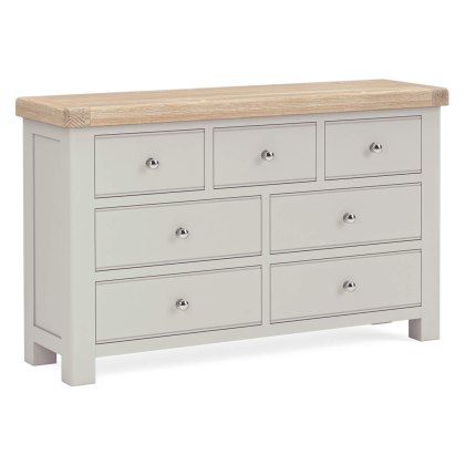 Harbour Stone Grey 3 over 4 Drawer Chest