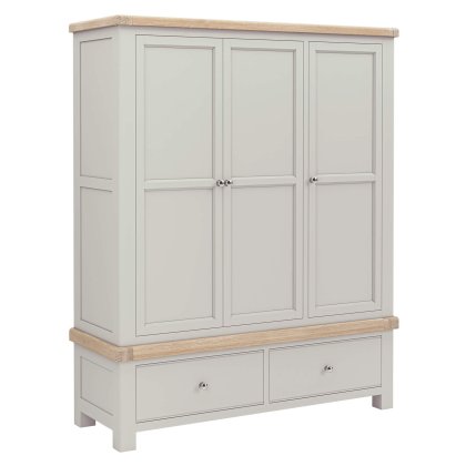Harbour Stone Grey Triple Wardrobe
