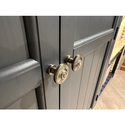 Eton 2 Door Cupboard Meteor - Charcoal Grey