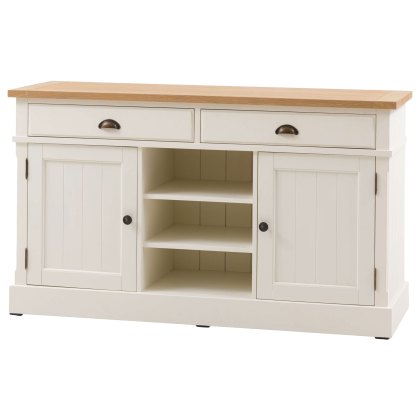 Gallery Direct Eton White 2 Door 2 Drawer Sideboard
