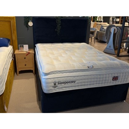 Sleepeezee Portobello Divan Pillow-top With Headboard in Navy