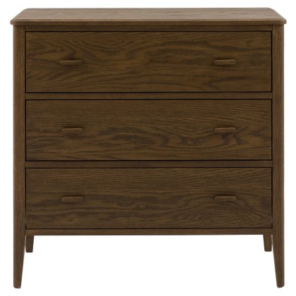 Camden Walnut 3 Drawer Chest