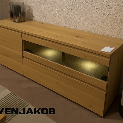 Venjakob V-Plus 180cm Sideboard in Wild oak inc Ambient Lighting