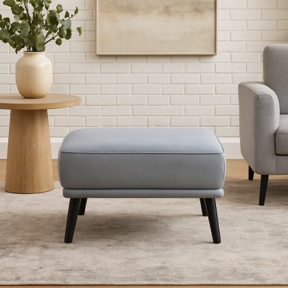 Sofia Leather Footstool