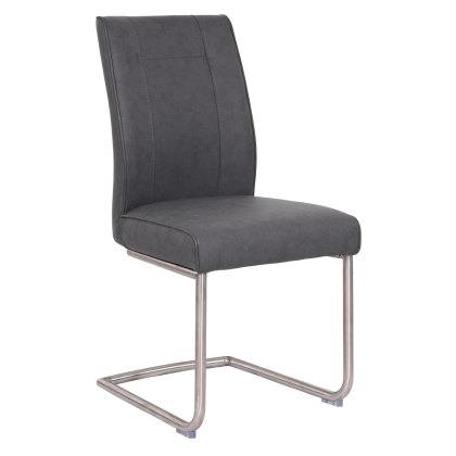 Tanaro 180 - 220cm Extending Table & 4 Dark Grey Contour Dining Chairs Tanaro 180 - 220cm Extending Table & 4 Dark Grey Contour Dining Chairs