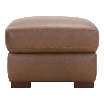 Bakerville Leather Footstool Bakerville Leather Footstool