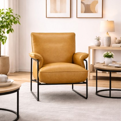 Caterina Leather Armchair