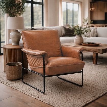 Caterina Leather Armchair