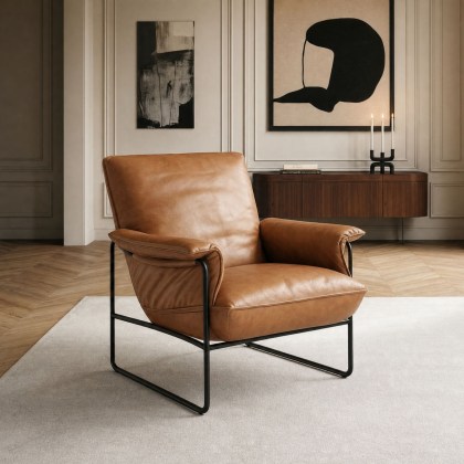 Caterina Leather Armchair