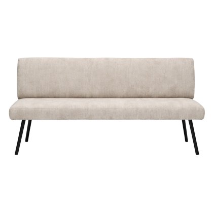 Barry Medium Armless Bench with Steel Legs