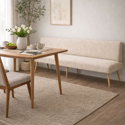 Barry Large Bench with Oak Leg