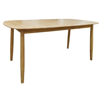 Malin 160cm Extending Dining Table and 6 Dorcas Chairs