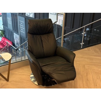 Himolla Stratus Small Manual Swivel Recliner