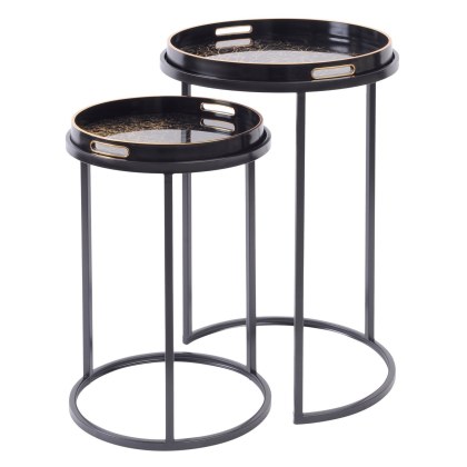 Coral Set of 2 Nested Side Tables