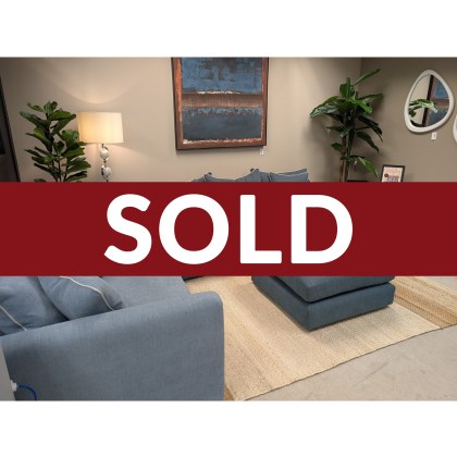 Lynton, Large Sofa (fibre), Cuddler Chair (foam) and Footstool