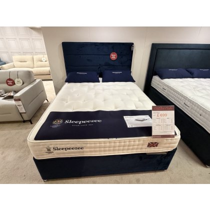 SLEEPEEZEE 5'0" CARNABY DIVAN SET & HEADBOARD