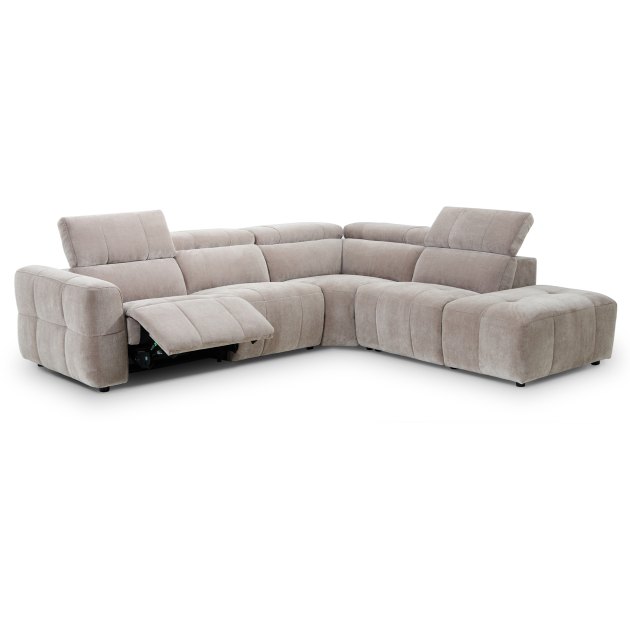 Leo Chaise Corner Sofa 2 Power - Right Hand Facing Leo Chaise Corner Sofa 2 Power - Right Hand Facing