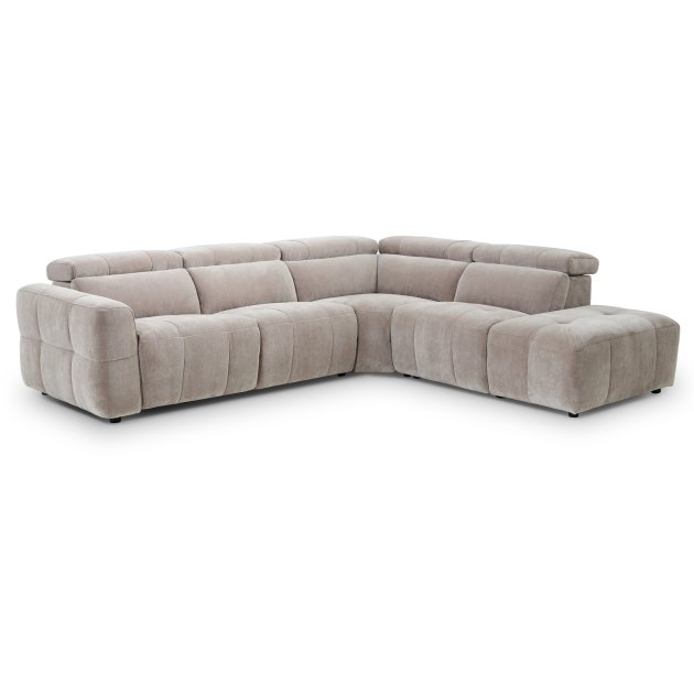 Leo Chaise Corner Sofa 2 Power - Right Hand Facing Leo Chaise Corner Sofa 2 Power - Right Hand Facing
