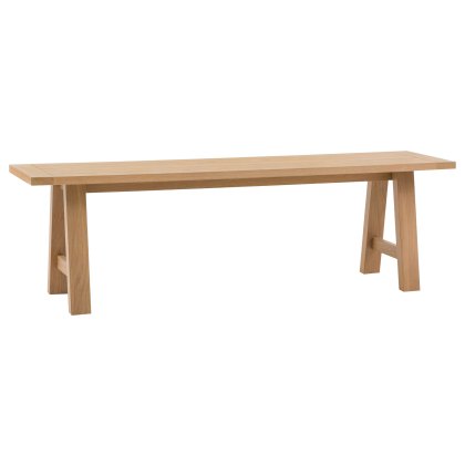 Gallery Direct Eton Trestle Dining Bench Natural