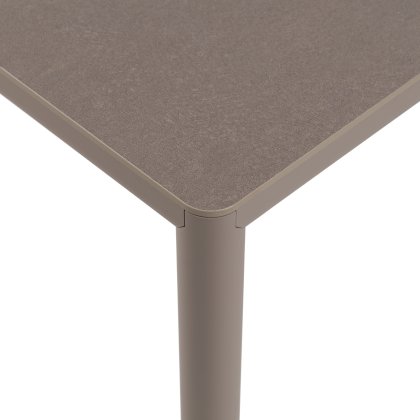 Nardi Piave 70cm Square Side Table in Tortora