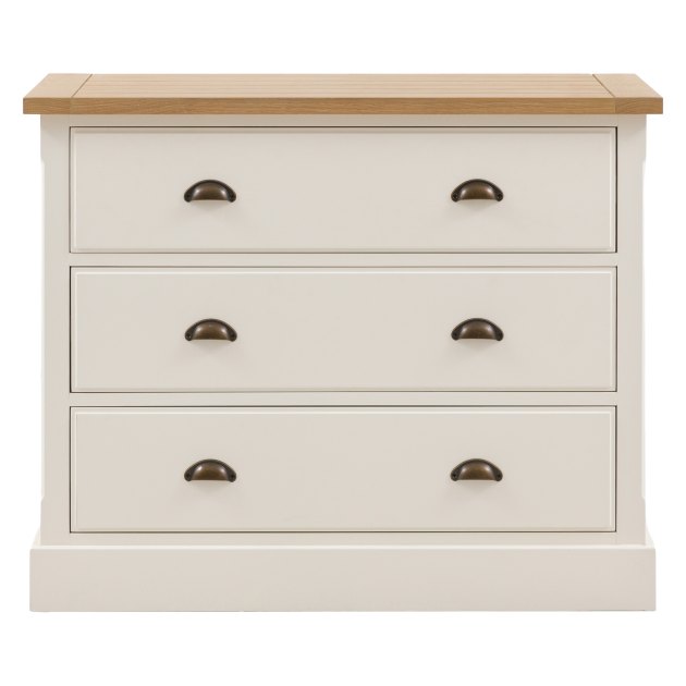 Gallery Direct Eton 3 Drawer Chest - White Gallery Direct Eton 3 Drawer Chest - White