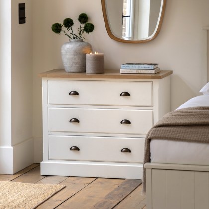 Gallery Direct Eton 3 Drawer Chest - White