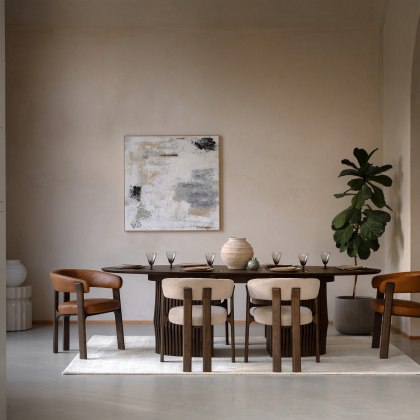 Gallery Direct Onda Oval Extending Dining Table Gallery Direct Onda Oval Extending Dining Table