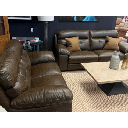 Kiera 3 Str + 2 Str Leather Sofa