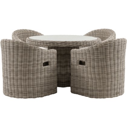 Ragusa Dining Set, 4 Seater