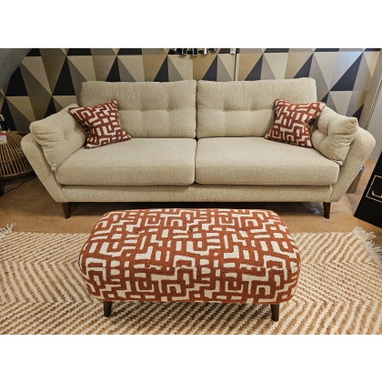 Lottie Extra Large Sofa & Footstool