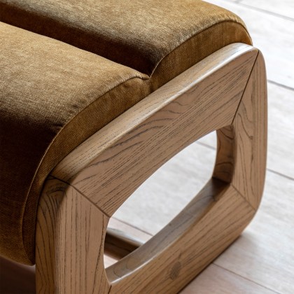 Gallery Direct Marco Footstool - Golden