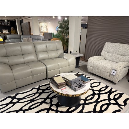 AMARA 3 SEATER POWER SOFA & SWIVEL POWER ARMCHAIR